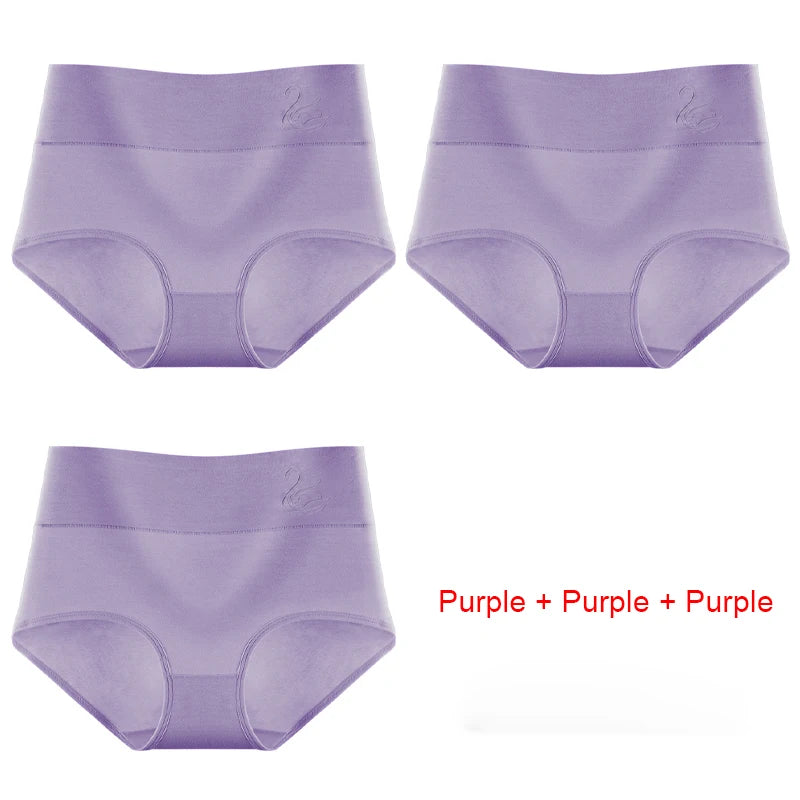 Cotton Panties Women's High Waist Underwear Abdominal Plus Size Briefs Girls Female Seamless Underpants Sexy Lingeries Soft Lady