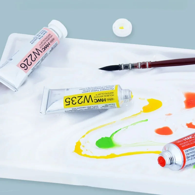 15ml Holbein Liquid Tube Packaging Watercolor Pigment Art Students Outdoor Sketch Speciality Painting Colored Fill Materials
