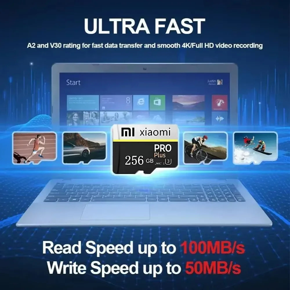 Xiaomi SD Memory Card 2TB 1TB Class 10 High Speed Micro TF Card 1TB 512GB For Nintendo Switch PC Smart phone SD Card 128GB 256GB