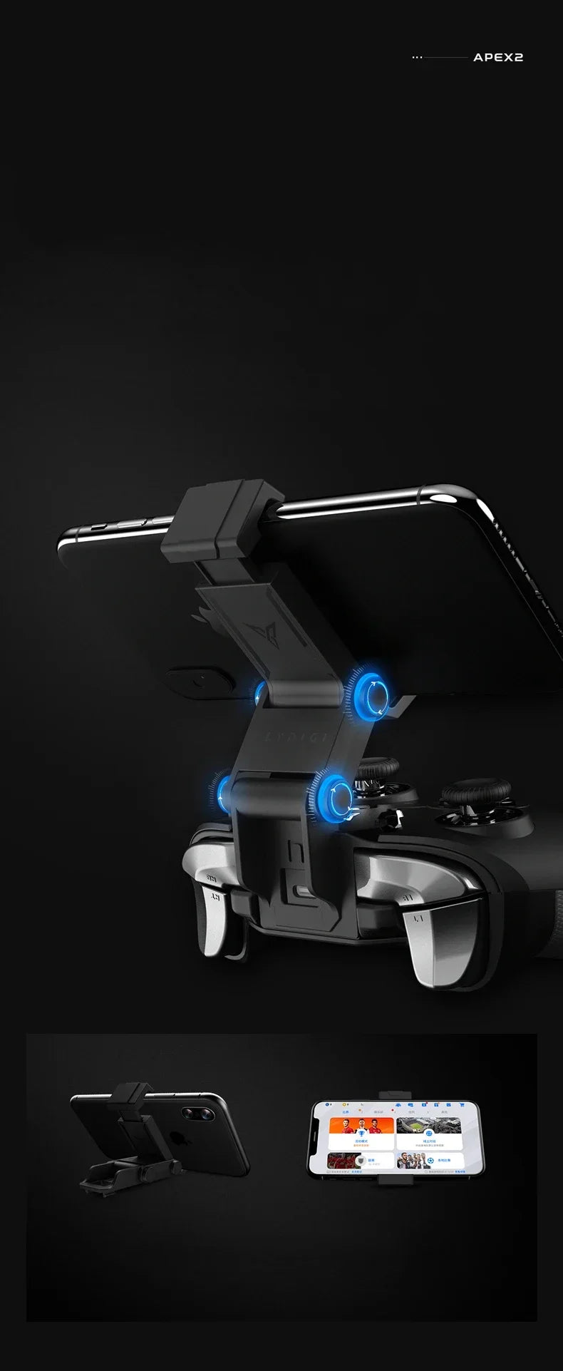 Original Flydigi Charging Dock Storage Bag Replace Sticks Holder For For Apex 4/Apex 3/ Vader 4 Pro/Vader 3 Base Power Adapter