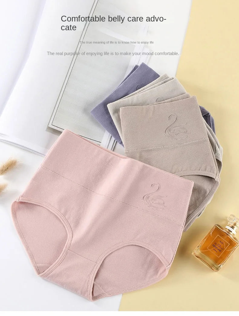 Cotton Panties Women's High Waist Underwear Abdominal Plus Size Briefs Girls Female Seamless Underpants Sexy Lingeries Soft Lady
