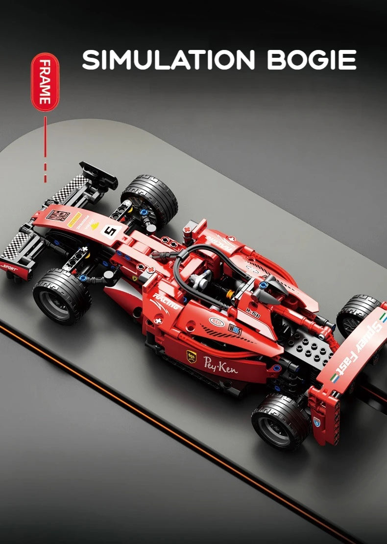 1642PCS Technical F1 W14 E Performance Speed Car Building Blocks Brick Compatible 42171 Vehicle Model DIY Toys Gift Children Kid