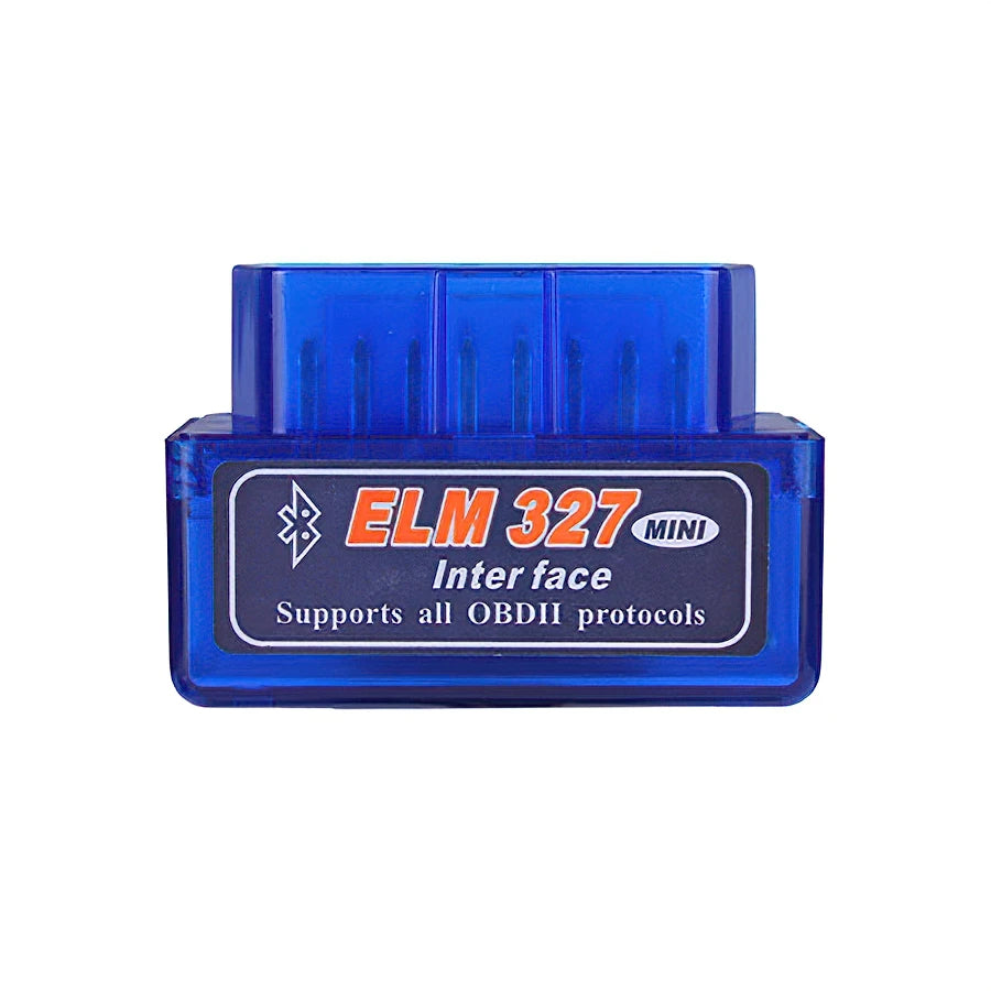 Latest Version Mini ELM327 V1.5 for IOS Android Bluetooth 5.1 Auto  Scanner OBD2 Black 2PCB Car ELM 327 Tester Diagnostic Tool
