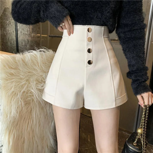 Wide Black Short Pants For Woman To Wear White High Waist Women's Shorts Summer Cheap Hot Streetwear Aesthetic Fashion XL Nylon