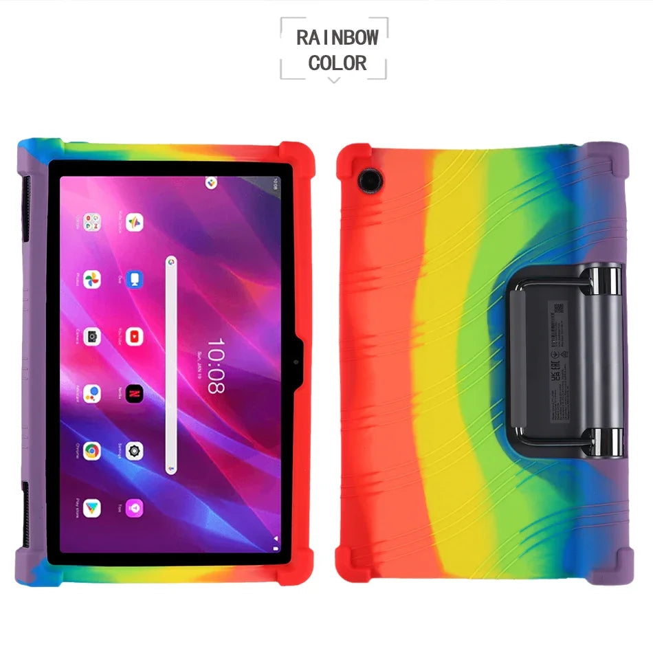 Cornors Shockproof Silicon Cover For Lenovo Yoga Tab 11 Case Kids Safety Protective Cover For Lenovo YT-J706F YT-J706X  Soft