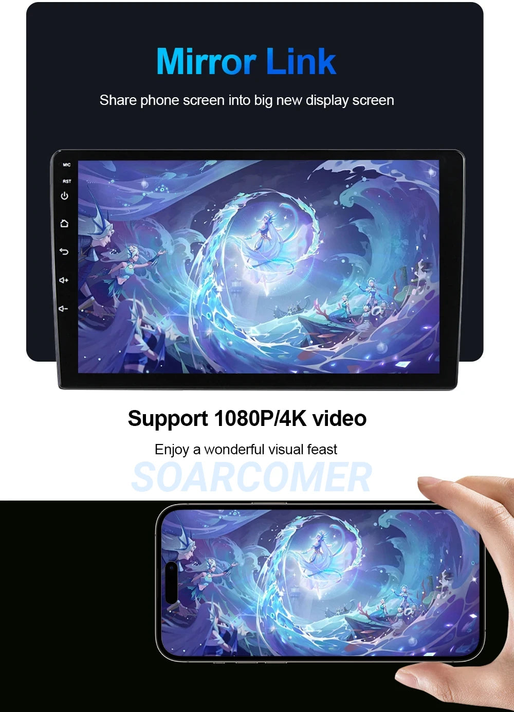 Android 14 Carplay Auto Car Radio For Renault Duster 2015 2016 2017 2018 2019 2020 Multimidia Video Player GPS 4G+WIFI Stereo BT