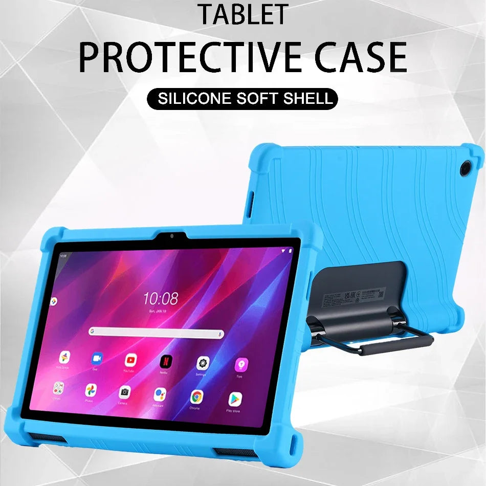 Cornors Shockproof Silicon Cover For Lenovo Yoga Tab 11 Case Kids Safety Protective Cover For Lenovo YT-J706F YT-J706X  Soft