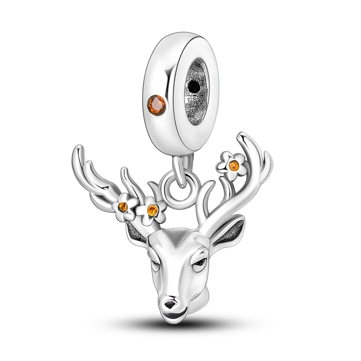 925 Silver Plated Firefly Pizza Cake Charms Fit Original Pandora Bracelet Making Fashion Jewelry