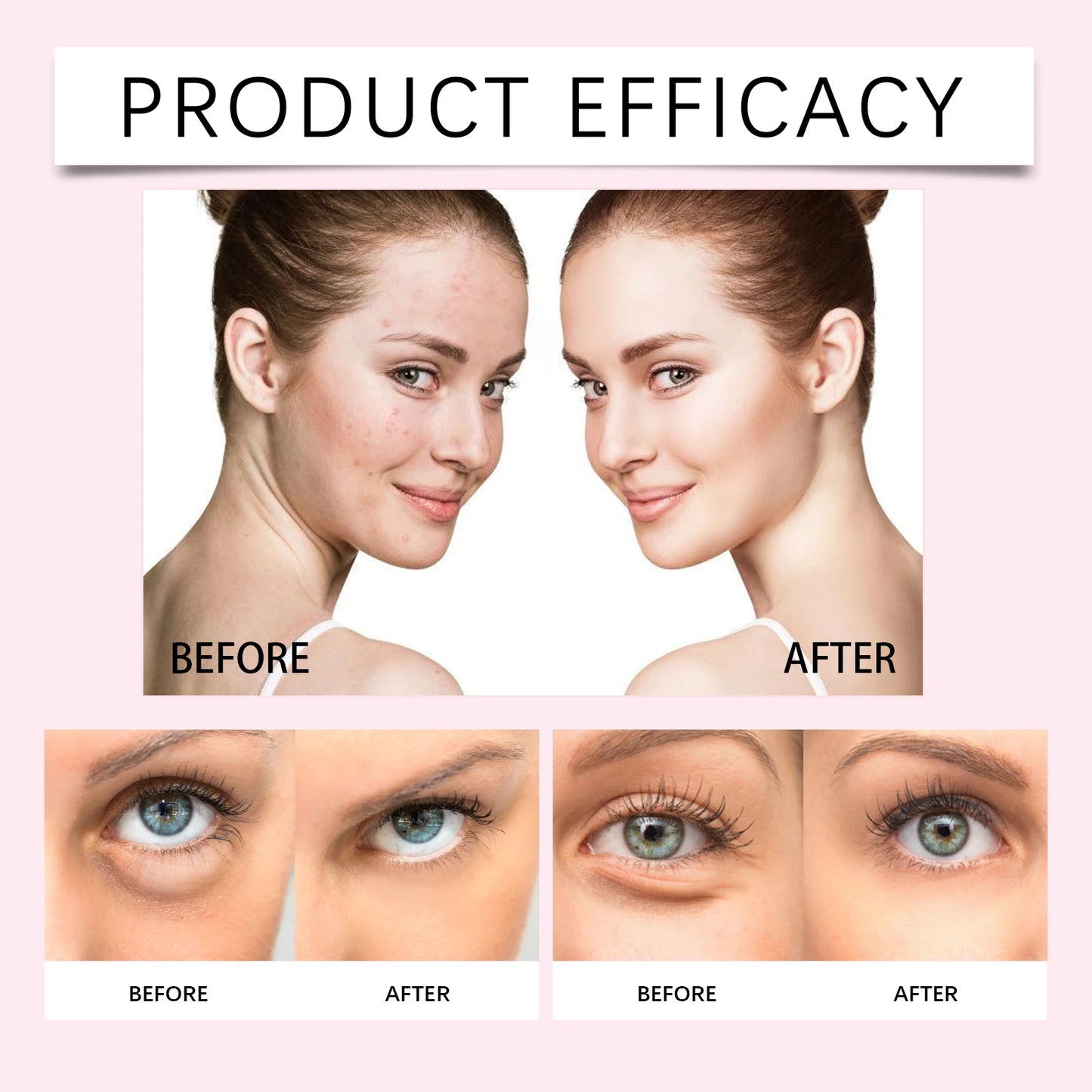 Pink Romantic Joyful Skincare Gift Box Improve Face Dullness Moisturize Firming Brighten Skin Fragrance Gift Box Set For Wome