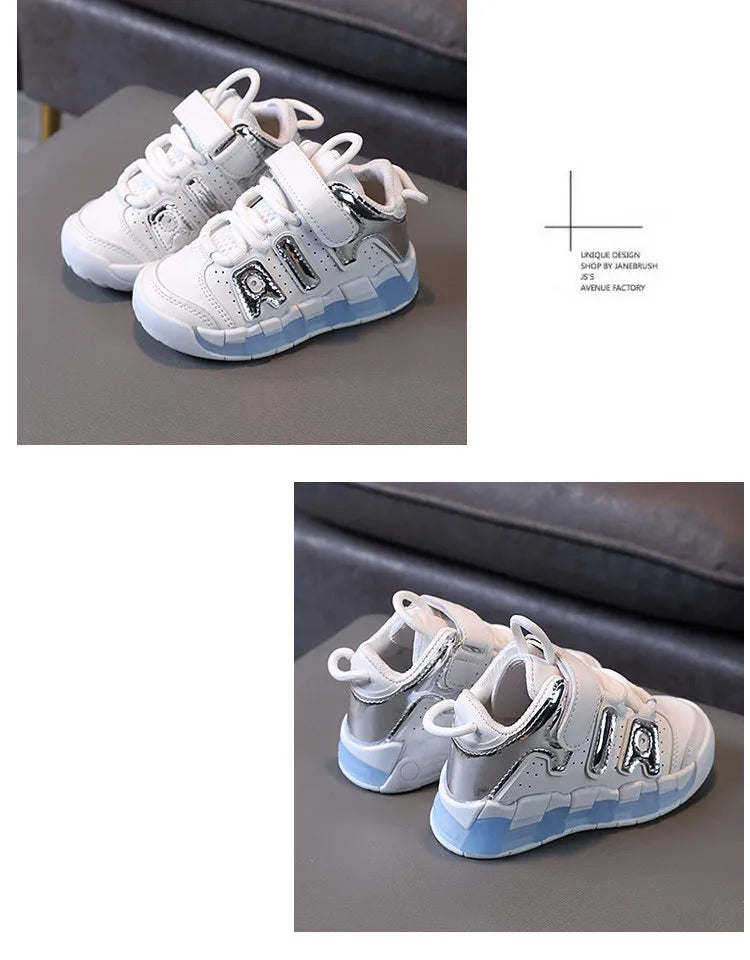 Spring Autumn Kids Shoes Toddler Girls Tenis Boys Sports Shoes for Children Pu Leather Flats Kids Sneakers Casual Shoes 21-30