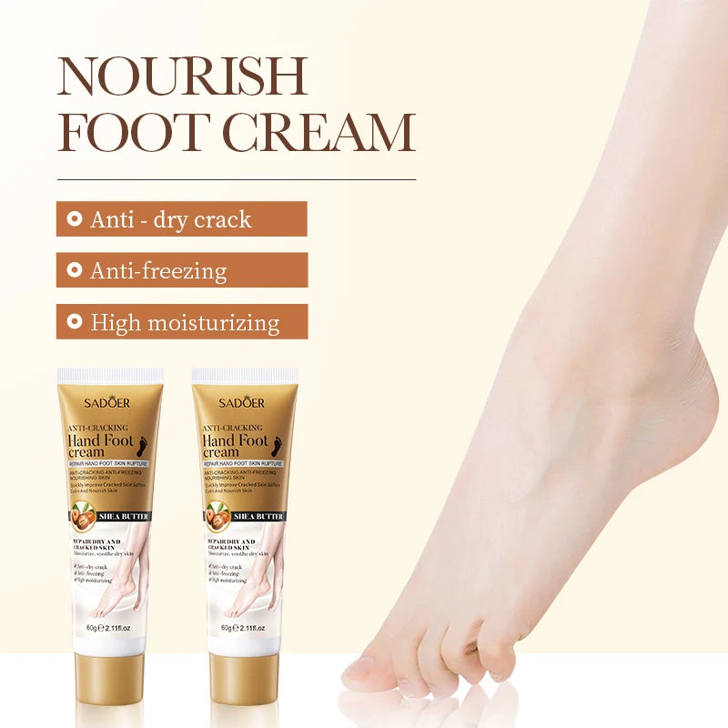 Collagen Anti-wrinkle Hand Cream Anti-drying Cracked Whitening Moisturizer Fade Fine Line Soft Smooth Repair Hand Foot Skin Care
