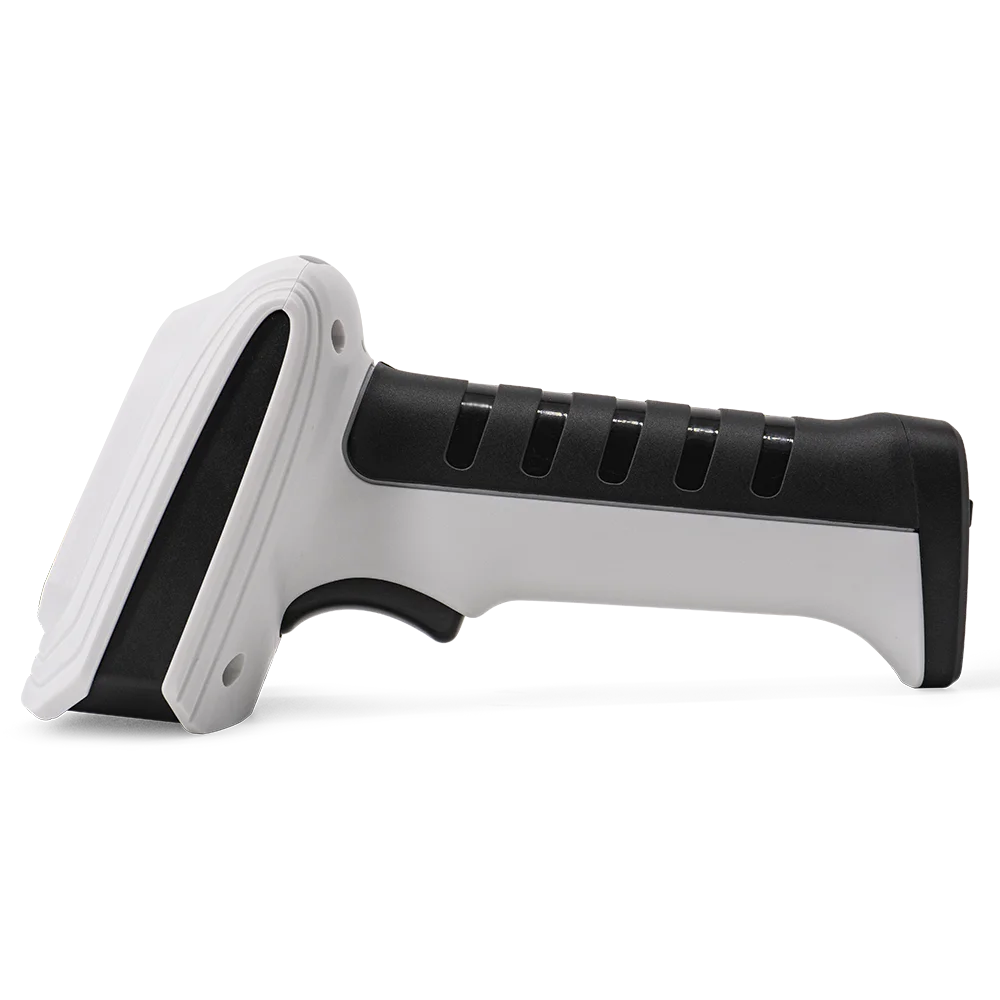 Wireless Handheld 2D Bluetooth Barcode Scanner PDF417 Data Matrix QR Code Reader with LCD Screen Display Image Logistic Reader