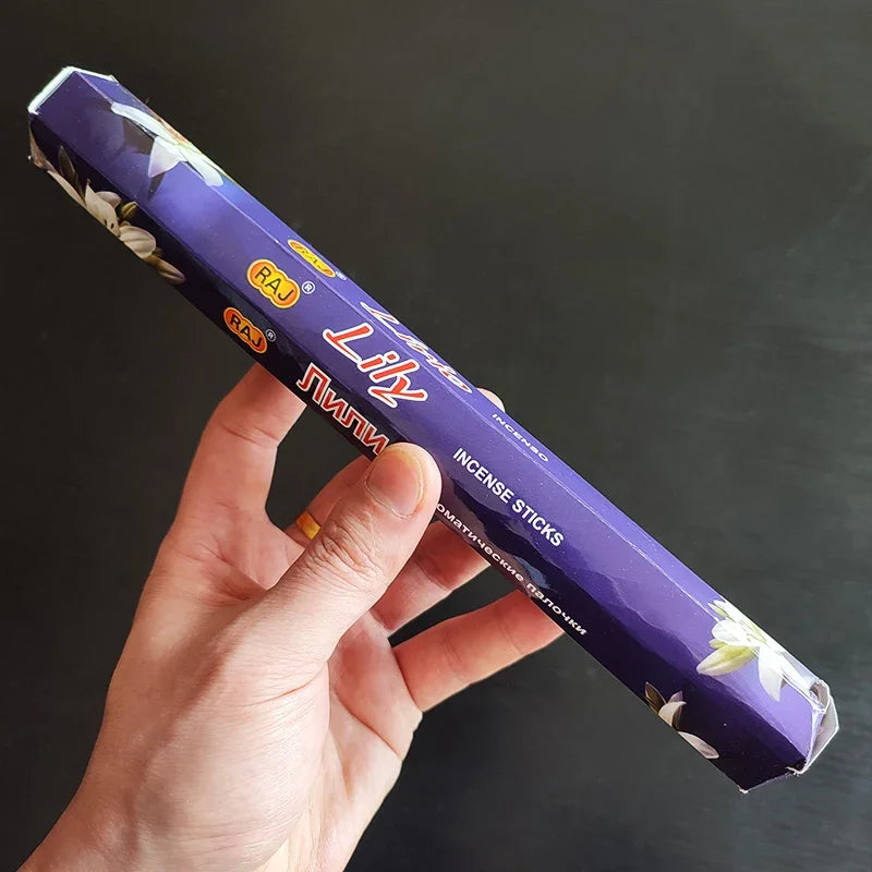 YXYMCF India Sandalwood Incense Sticks Meditation Lavender Sage Palo Santo Tibetan Line Incense Aromatherapy Lasting Fragrance