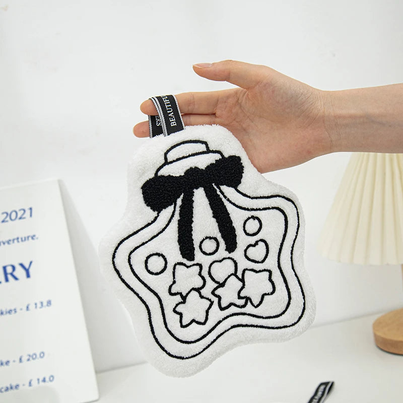 Thickened Flower Perfume Style Towel Bathroom Kitchen Quick-drying Creative Absorbent Towel Household Hotel Hanging Hand Towel