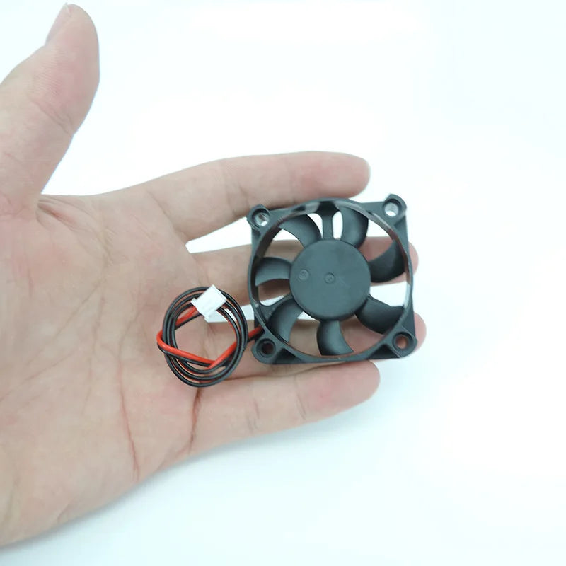 DC 5010 5V/12V/24V Computer CPU Cooler Mini Cooling Fan 50MM Small Exhaust Fan for 3D Printer 2 pin 50x50x10mm A7