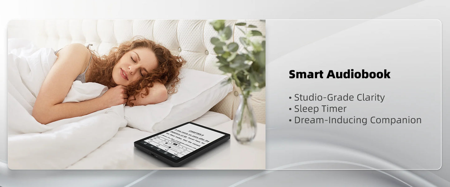 Bigme E-book Reader B6, 6-inch e-ink electronic book, 36-level front light, Android 14 OS built-in Google Play, 4+64GB ereader