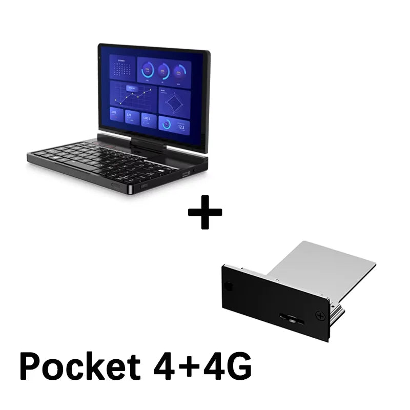 New 2025 version In stock! Original GPD Pocket 4 8.8-inch AMD AI 9 HX 370 64GB RAM 2TB NVMe Mini Laptop Computer for business