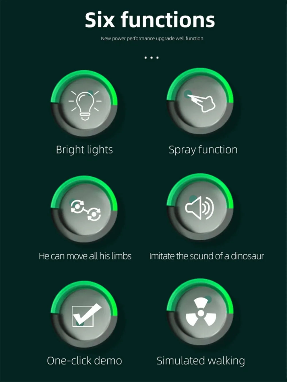 Remote Control Dinosaur Toys Kids RC Electric Walking Jurassic Dinosaur Simulation Velociraptor Toy With LED Light and Roaring