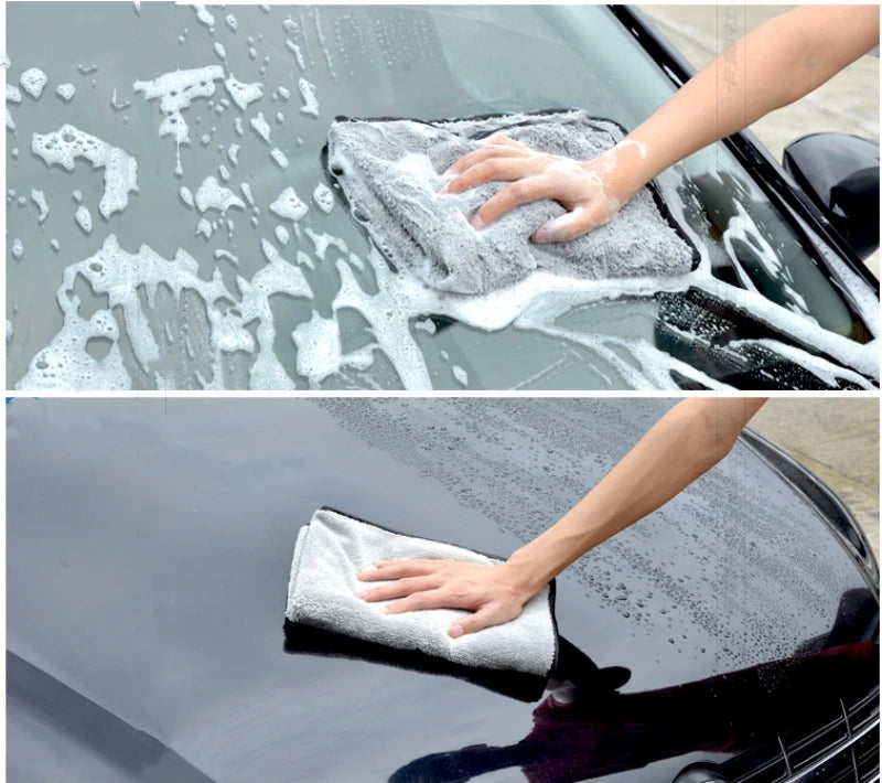 100x40 60x40cm Microfiber Car Wash Towel Fast Drying Auto Cleaning Soft Cloth High Water Absorption For Car Wash Accessories
