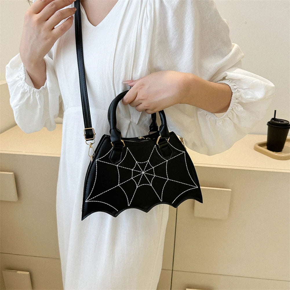 2024 Halloween Novelty Women Crossbody Bag Creative Bat Wing Top-handle Bags Fashion Ladies PU Leather Small Handbags
