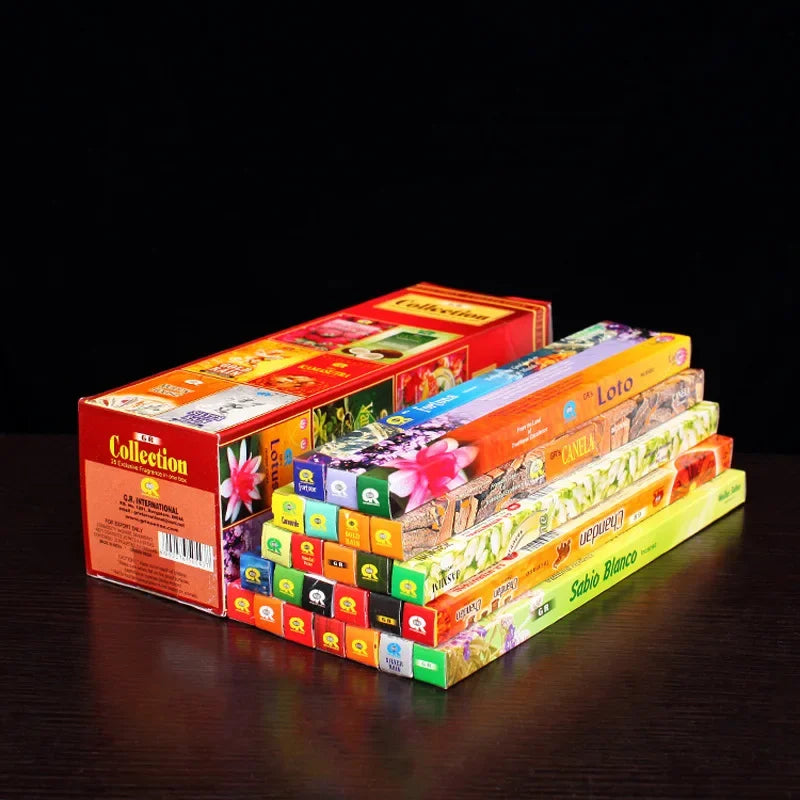 GR India Stick Incenses White Sage Sandalwood Natural Household Indoor Clean Air Indian Incense Sticks Handmade Meditation