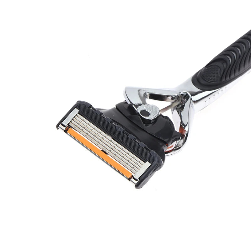 5-Layer Razor Blades Replacement Blades Manual Wet Shaving Safety Razor Skin Protection Classic Razor Knife Holder
