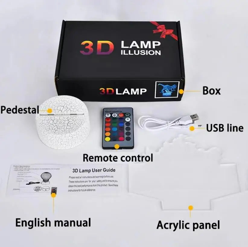 Sonic The Hedgehog 3D Night Light  Anime Figures Acrylic Crack Base Night Light Home Bedroom Decoration Table Lamps Kids Toys