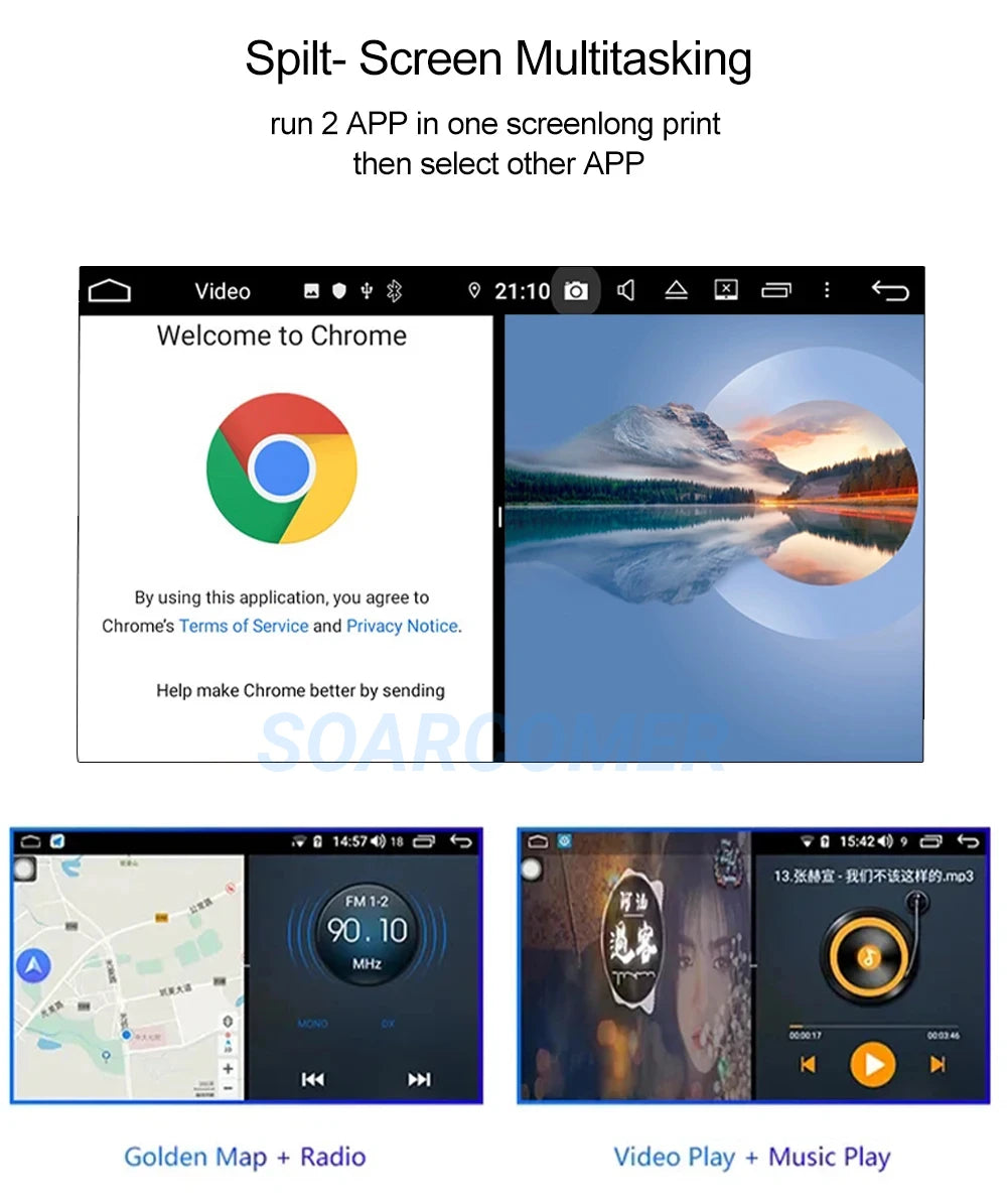 Android 14 Carplay Auto Car Radio For Renault Duster 2015 2016 2017 2018 2019 2020 Multimidia Video Player GPS 4G+WIFI Stereo BT