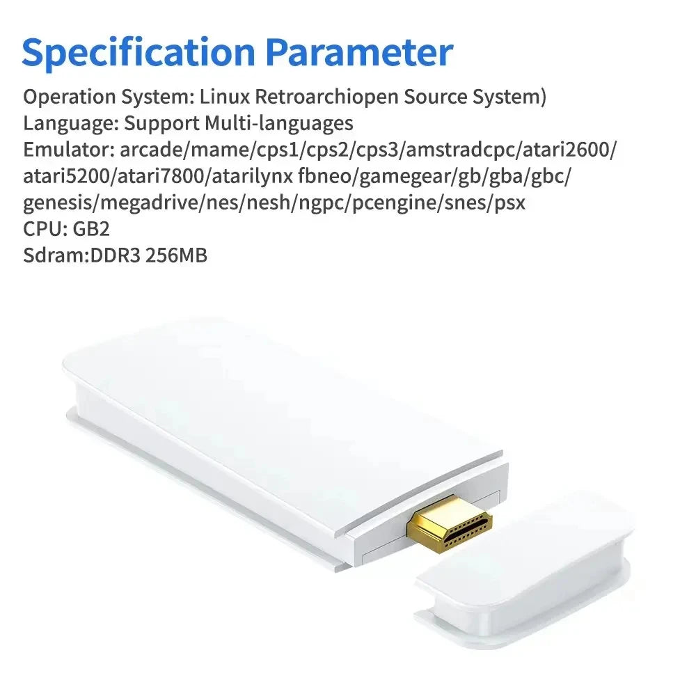 M15 retro game console 64GB 20000+game 4K high-definition output handheld video game stick 20+emulator GBA PS1 arcade game