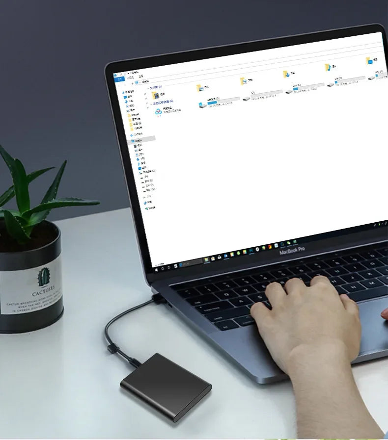 Portable SSD 1TB External Hard Drive High-speed Mobile Solid State Drive External Storage Decives Hard Disks for PC/ Mac