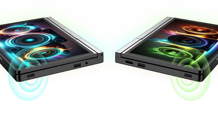 GPD Pocket 4 Mini Laptop 8.8-inch AMD AI 9 HX 370 64GB RAM Portable Mini PC 2TB NVMe flipped 180° business Laptop Computer