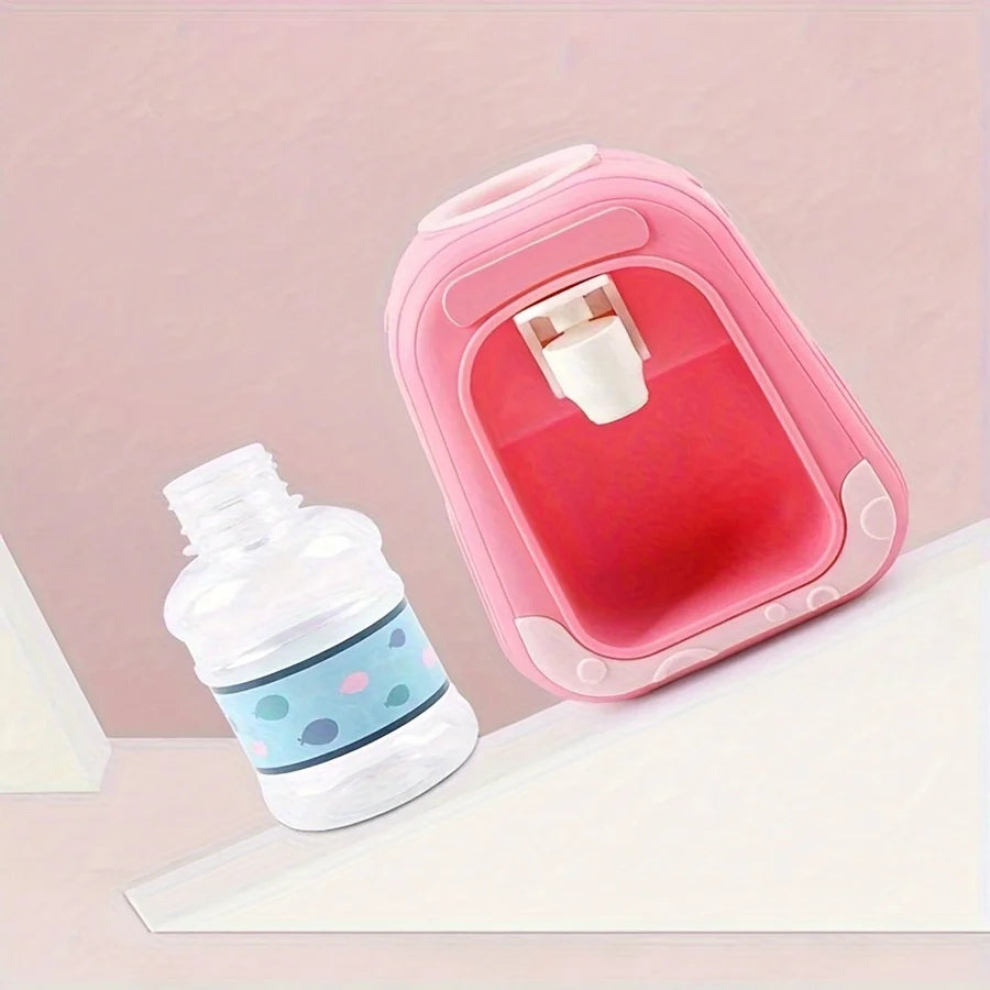1pc Children's fun mini drinking machine toy mini bucket plastic lotion bottle