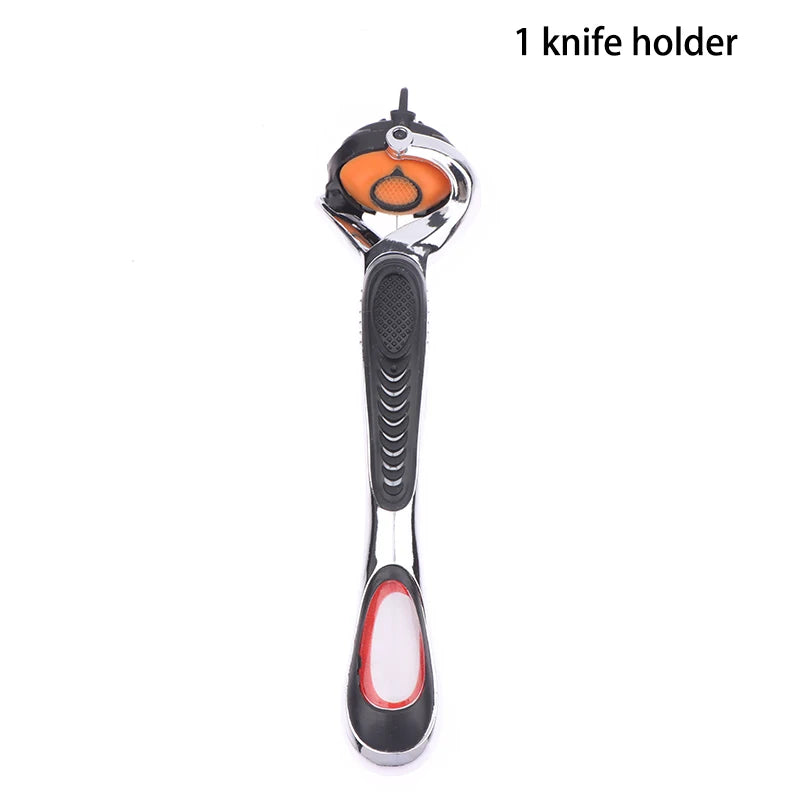 5-Layer Razor Blades Replacement Blades Manual Wet Shaving Safety Razor Skin Protection Classic Razor Knife Holder