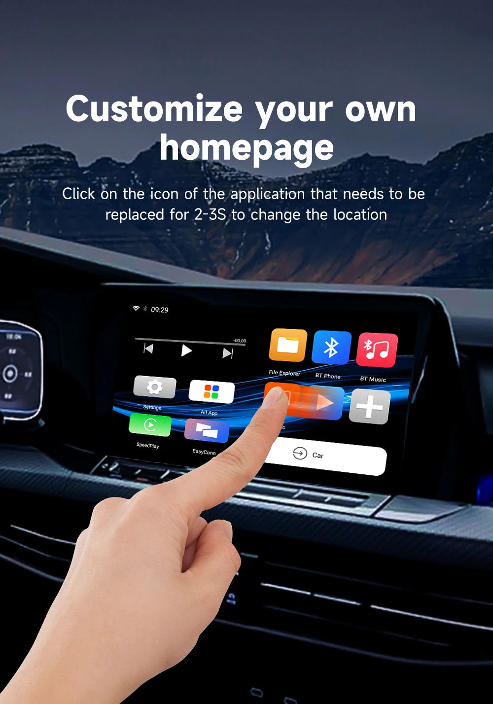 2024 HEYINCAR CarPlay Smart Ai Box Android Wireless CarPlay Android Auto Adapter For Netflix For YouTube car intelligent systems