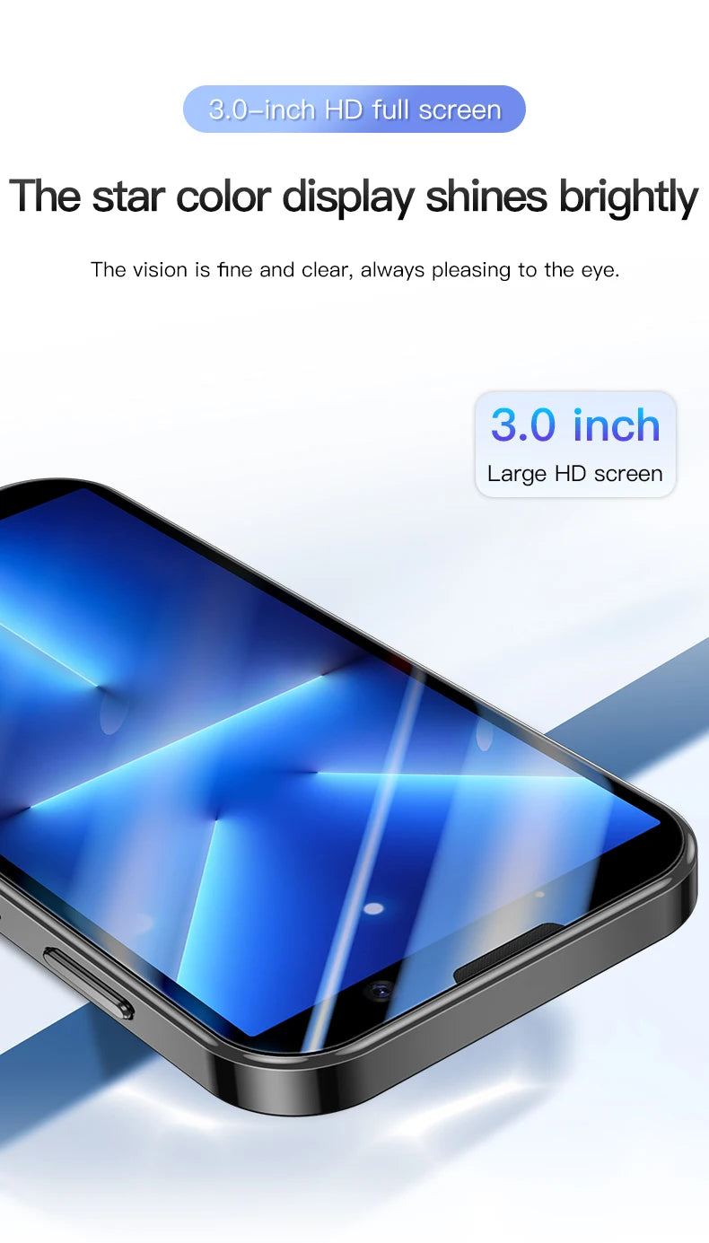 SOYES XS18 Pro Mini Smartphone 2GB RAM 16GB ROM Android8.1 3.0'' With Facial Recognition Dual SIM Standby 3G Network Small Phone