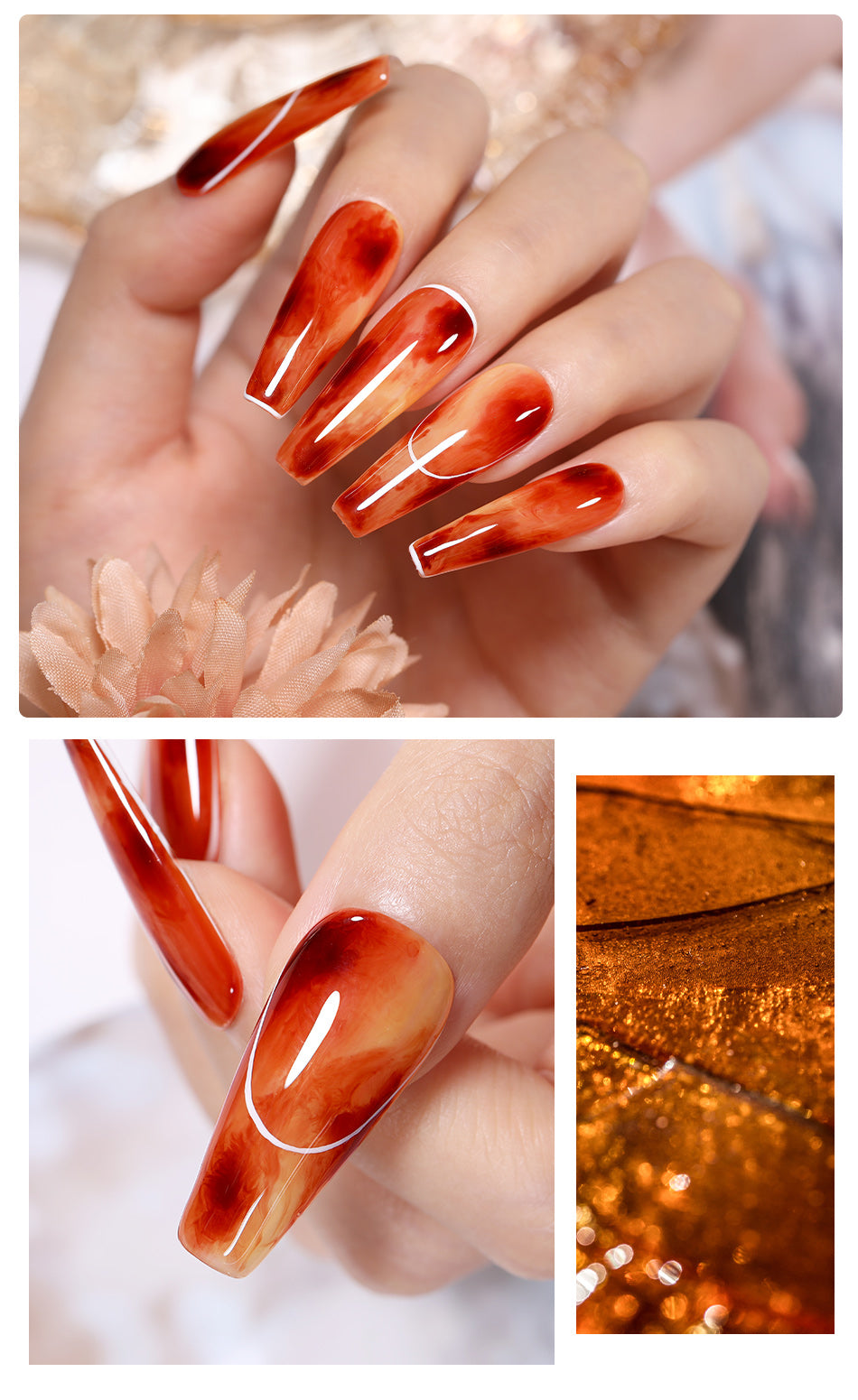 BORN PRETTY 15ML Jelly Purple Nail Gel Polish Transparent Colorful Translucent Pink Semi Permanent Soak Off Nail Art Gel Varnish