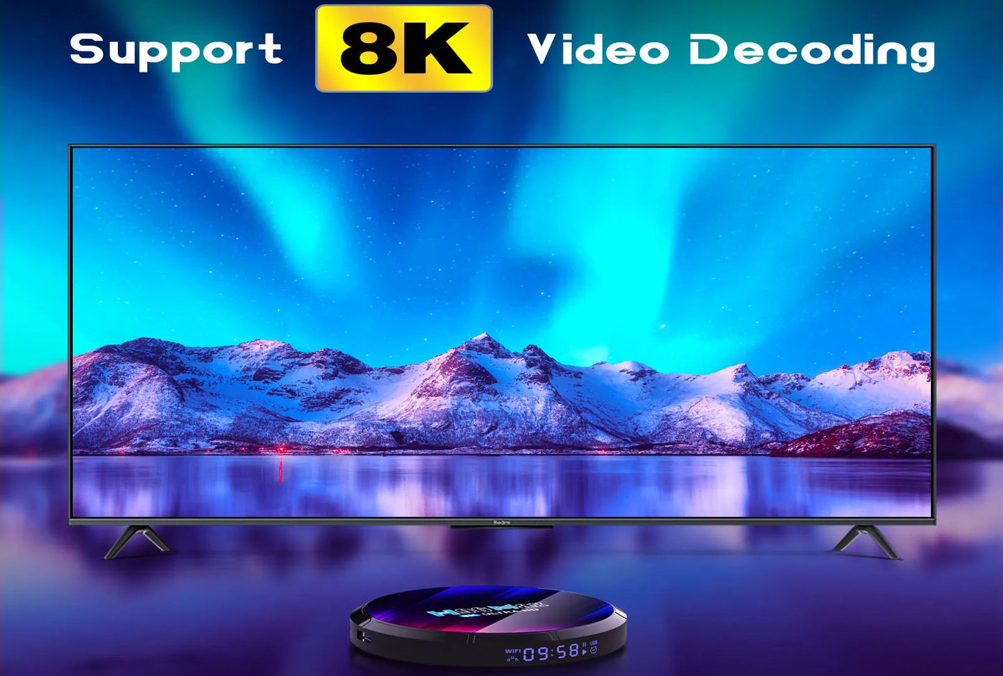 Android 13 Smart TV Box H96 Max RK3528 Quad-core WIFI6 BT 5.0 8k UHD Output 100M/LAN Smart Set Top Box Streaming Media Player