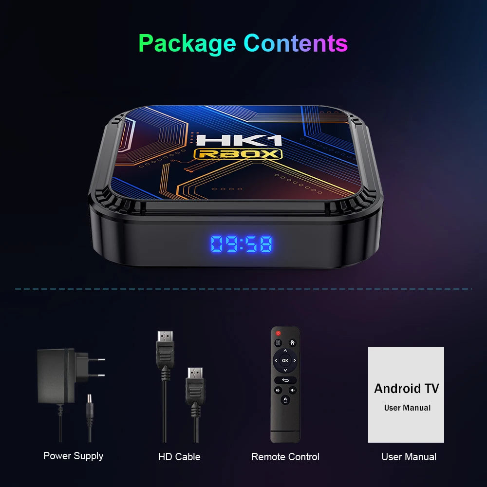 Android 13 Set Top Box RK3528 IPTV Smart TV Box Quad Core Cortex A53 8K Video 4K HDR10+ 2.4 5G Dual WiFi 6 BT 4.0 Media Player