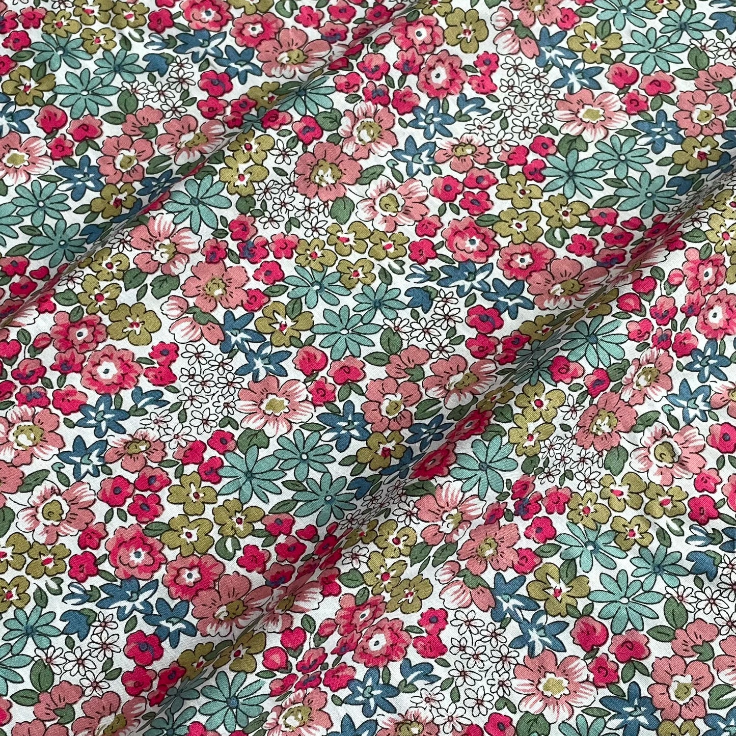 145X50cm Floral Plants 100% Cotton Printed Fabric is Used for Hand Sewing Fabric Patchwork Children's Dresses and Skirts DlY