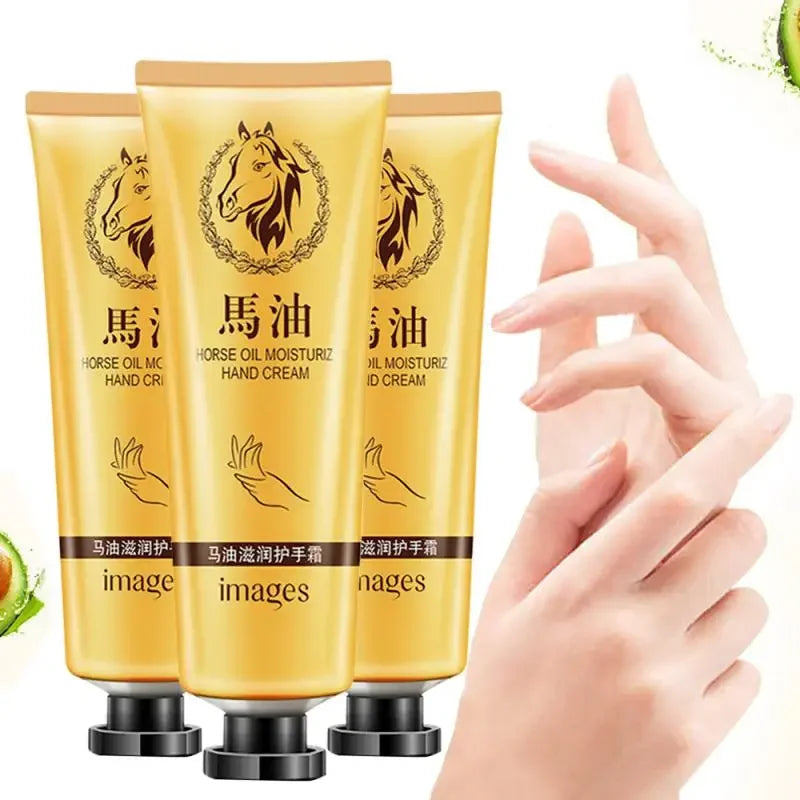 Horse Hand Cream Skin Care Moisturizing Hydrating Hand Cream for Winter Hand Care Nourishing Winter