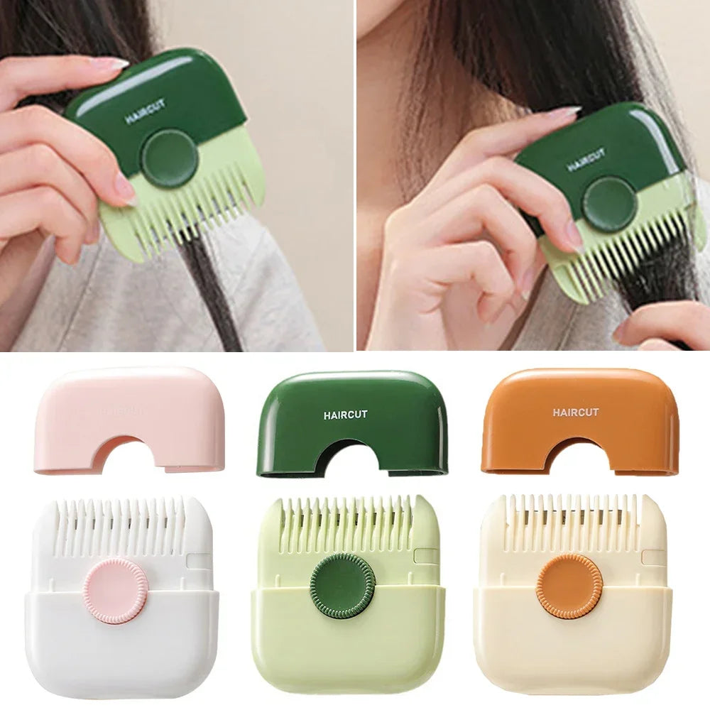 2 in 1 Hair Trimmer Hairdressing Comb Portable Baby Hair Cutter Hair Clipper Bangs Trimming Haircut Tools Styling Accessories