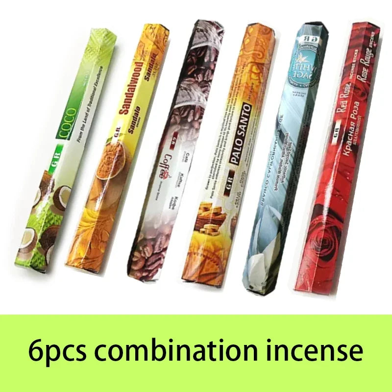 Gbbma 20 Sticks India Coconut Incense Sandalwood Household Bedroom Toilet Toilet Agarwood Tibetan Line Aromatherapy