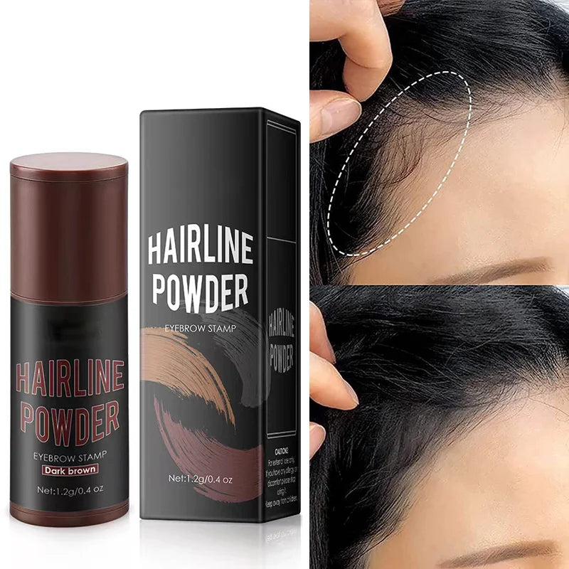 Yajukai 1 Pcs Hairline Shadow Powder Waterproof Hairline Powder Lasting Hair Root Cover Up Suitable For Different Hair Colors
