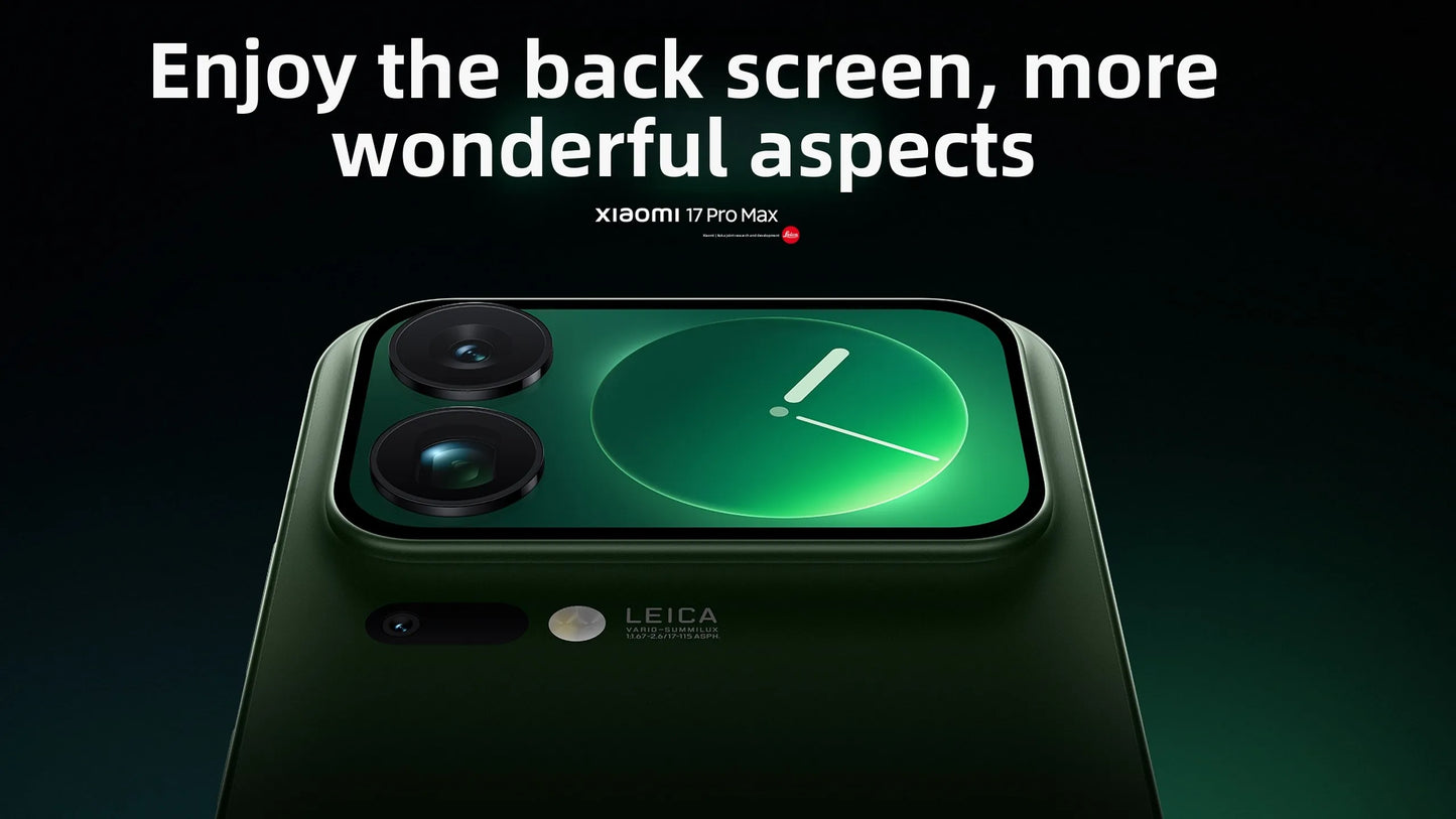 CN Version Xiaomi 17 Pro Max Smartphone 6.9" Display Snapdragon 8 Elite Gen5 7500mAh Battery 100W Hyper Charge Dual Screen
