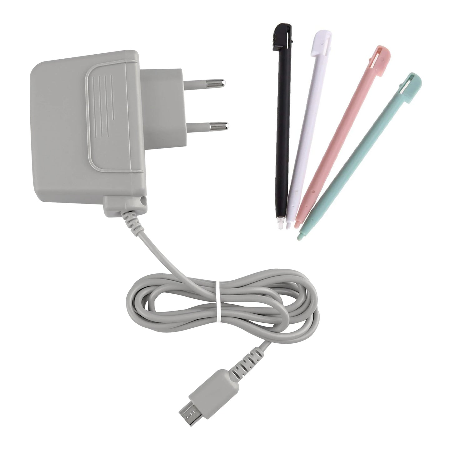 DS Lite Charger Kit, AC Power Adapter Charger and Stylus Pen for Nintendo DS Lite Systems Wall Travel Charging Cable 5.2V 450mA
