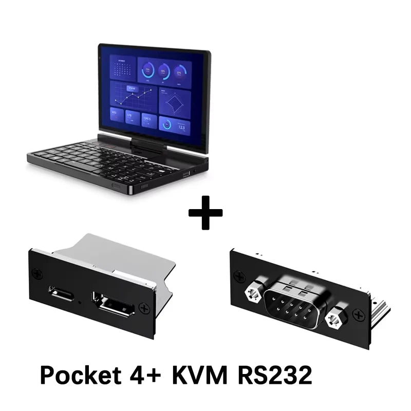 GPD Pocket 4 Mini Laptop 8.8-inch AMD AI 9 HX 370 64GB RAM Portable Mini PC 2TB NVMe flipped 180° business Laptop Computer