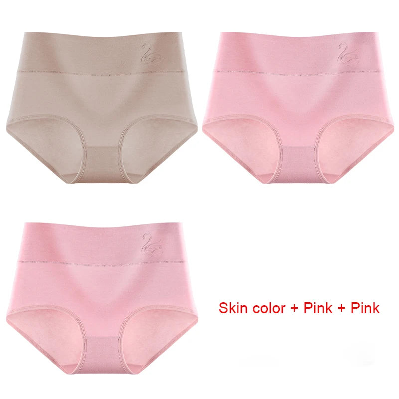 Cotton Panties Women's High Waist Underwear Abdominal Plus Size Briefs Girls Female Seamless Underpants Sexy Lingeries Soft Lady