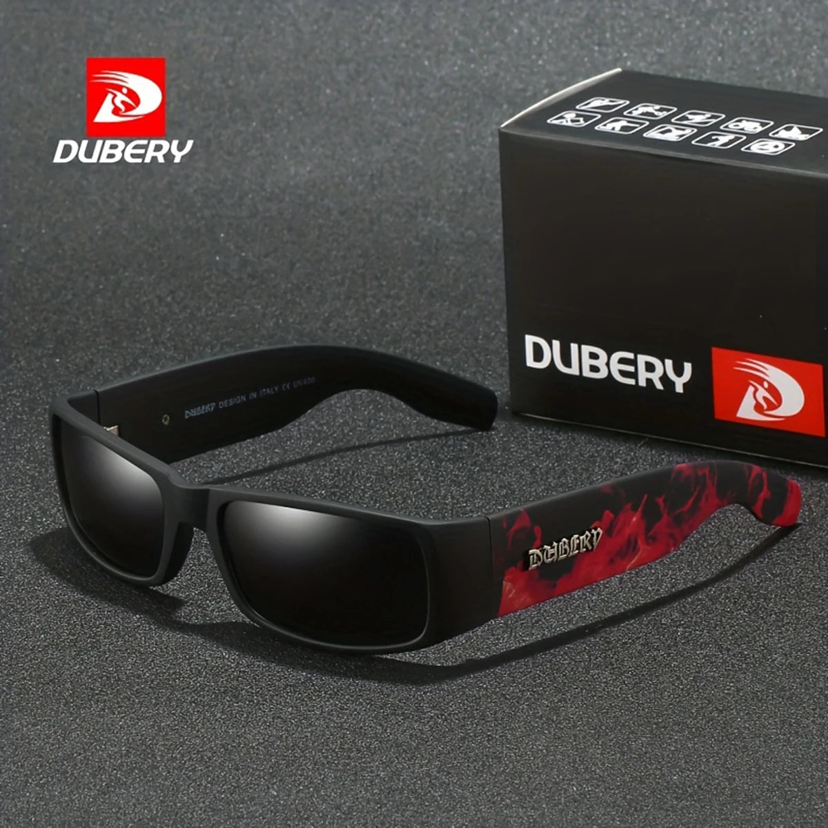 DUBERY Polarized UV400 Protection Sunglasses For Men And Women 8 Colors Model 165