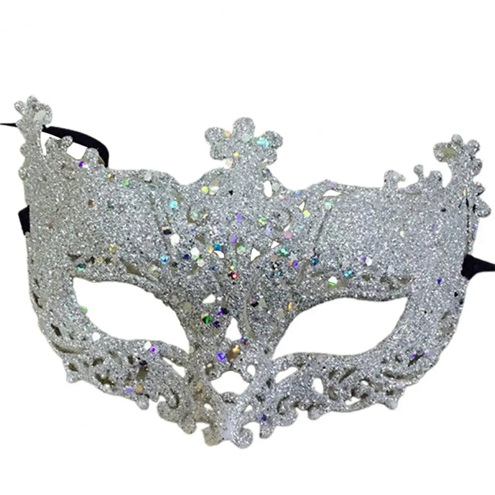 Cosplay Face Covers Party Mask Glitter Shinny Women Ribbon Mysterious Eye Cover For Masquerade Luxury Venetian Mask Halloween