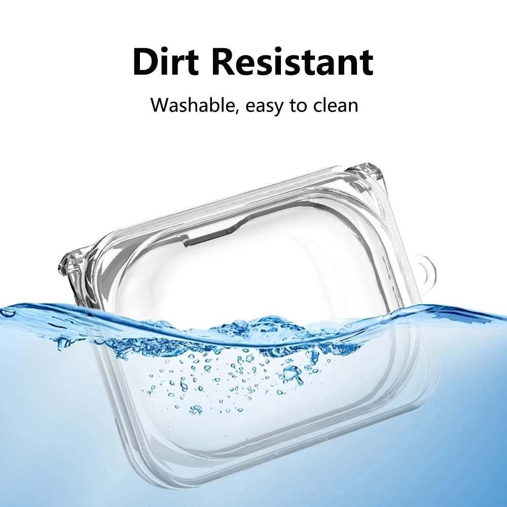 Transparent Earphone Case For Nothing Ear (A) Luxury Shockproof Cover For Nothing Ear a TPU Protective Shell with Keychain